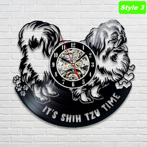 Shih Tzu Wall Clock