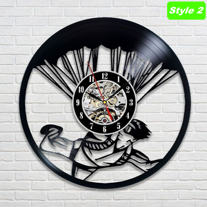 Skydiving Wall Clock