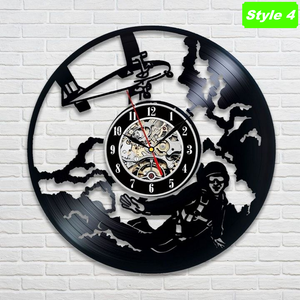 Skydiving Wall Clock