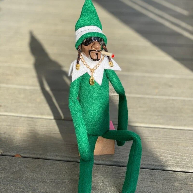 Snoop On A Stoop Christmas Elf Doll