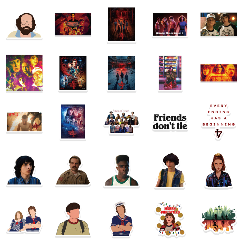 Stranger Things 4 Stickers