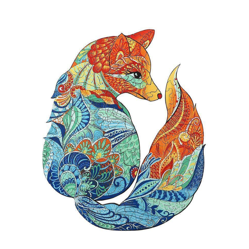 The Fox Cool Wooden Jigsaw Puzzle