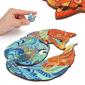 The Fox Cool Wooden Jigsaw Puzzle