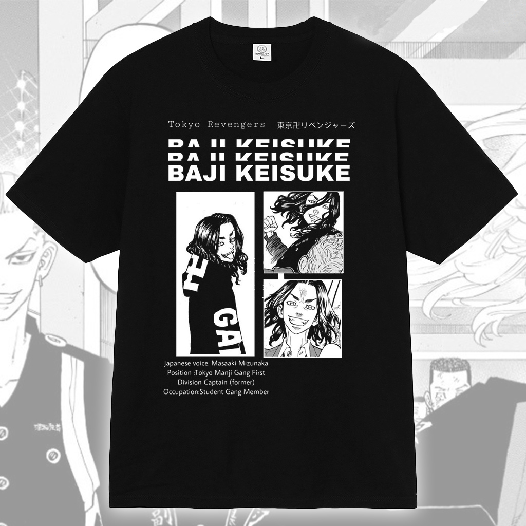 Baji Manji Tokyo Revengers Manga Anime T-shirt