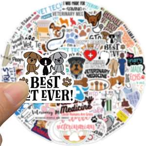 Vet Tech Pet Veterinary Stickers