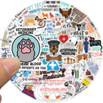 Vet Tech Pet Veterinary Stickers