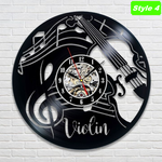 Violin Wall Clock