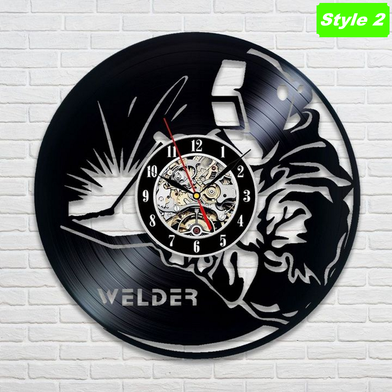 Welder Wall Clock