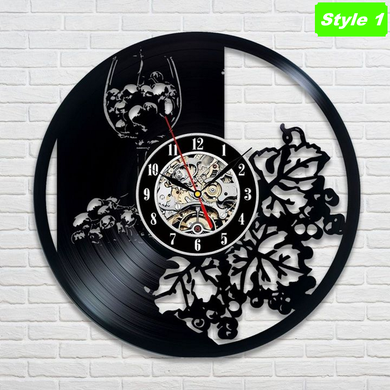 Wine Wall Clock