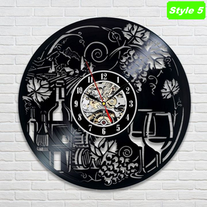 Wine Wall Clock