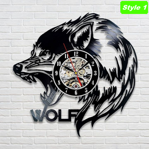 Wolf Wall Clock