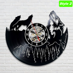 Wolf Wall Clock