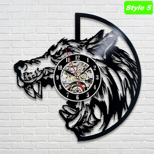 Wolf Wall Clock