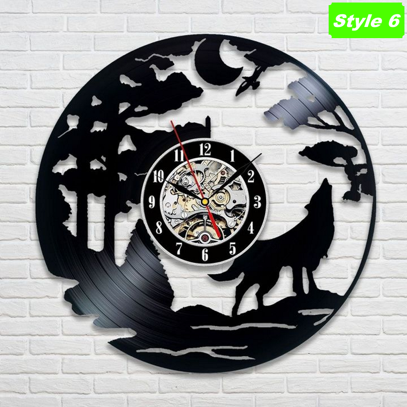 Wolf Wall Clock