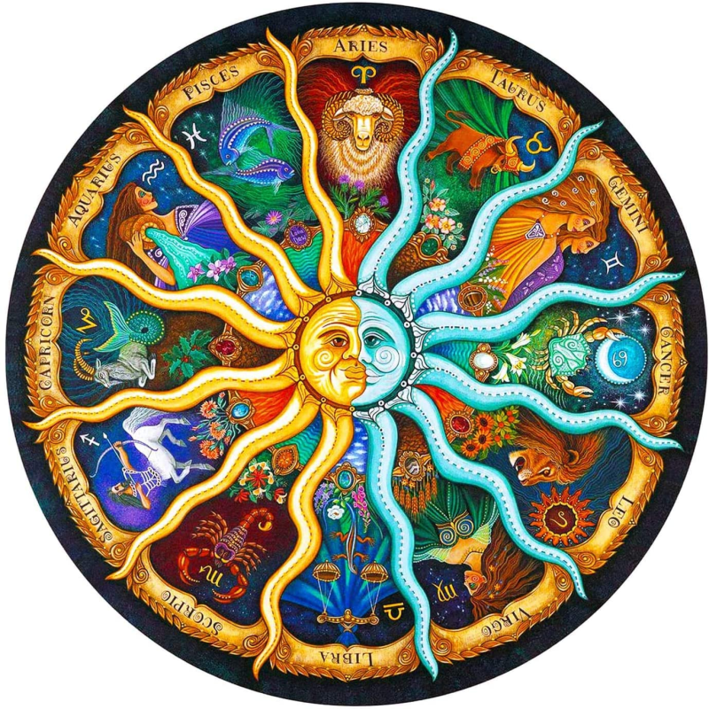 Zodiac Sunrich Wooden Jigsaw Puzzle